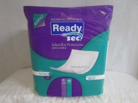 Protetor lençol Readysec tamanho 60x70cm - 10 unidades R$ 30,00